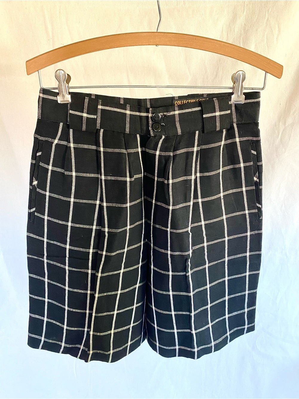VTG Linen High Waist Shorts